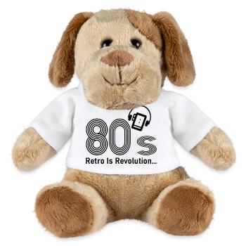 années 80 - Chien en peluche Helge MiniFeet® - blanc - Devant