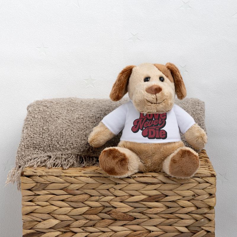 Love Never Die – Vintage Script Statement MiniFeet® Hund Helge