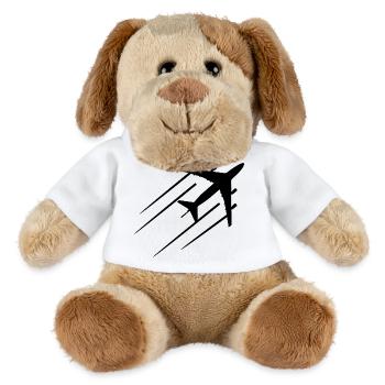 Aviation Sketch - MiniFeet® Dog Helge - white - Front
