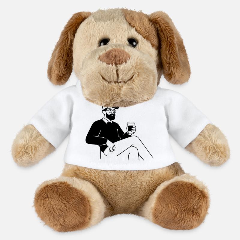Hipster - MiniFeet® Hund Helge - Weiß
