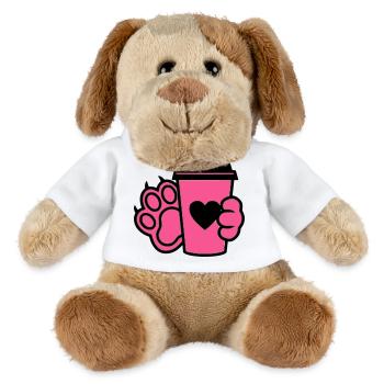 Dog Paw Coffee Cup Dog Mom - MiniFeet® Dog Helge - white - Front
