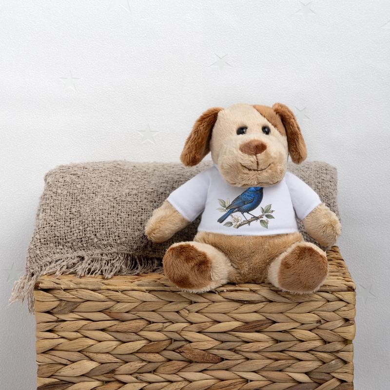 Oiseau bleu Mérion splendide (Malurus splendens) Chien en peluche Helge MiniFeet®