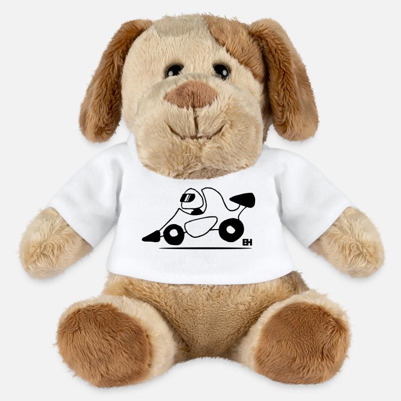 Race car - MiniFeet® Dog Helge - white