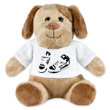 Sport Schuhe - MiniFeet® Hund Helge - Weiß - Vorne