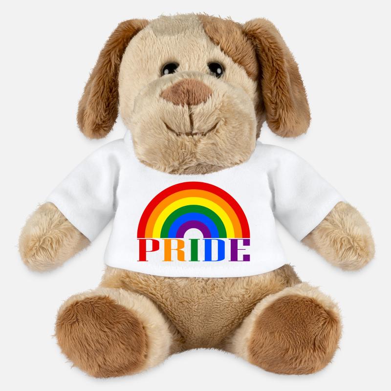Pride Rainbow - MiniFeet® Hund Helge - Weiß