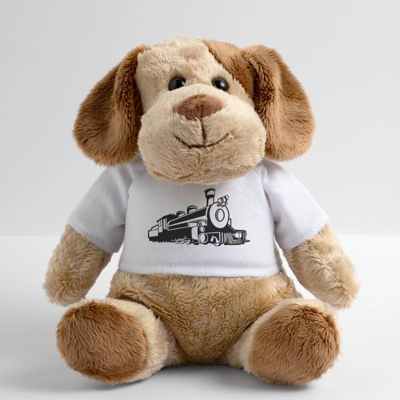 Retro Train Sketch MiniFeet® Dog Helge