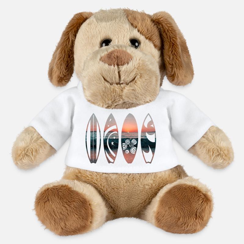 Sunset Surfboards - MiniFeet® Dog Helge - white
