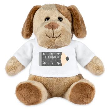 Buntstift Tafeldesign Kreide - Sterne - Schulkind - MiniFeet® Hund Helge - Weiß - Vorne