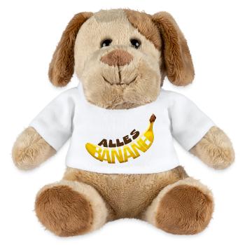 All banana - MiniFeet® Dog Helge - white - Front