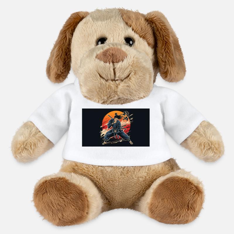 Samurai at sunset - MiniFeet® Dog Helge - white