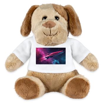 spaceship - MiniFeet® Dog Helge - white - Front