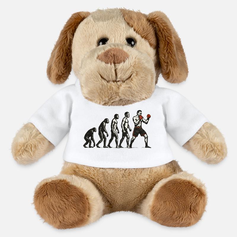 Evolution zum MMA Fighter im Grunge Style - MiniFeet® Hund Helge - Weiß