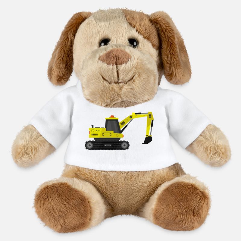 Bagger - MiniFeet® Hund Helge - Weiß