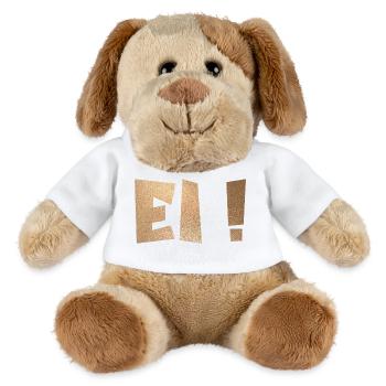 Eierschale Ei - MiniFeet® Hund Helge - Weiß - Vorne