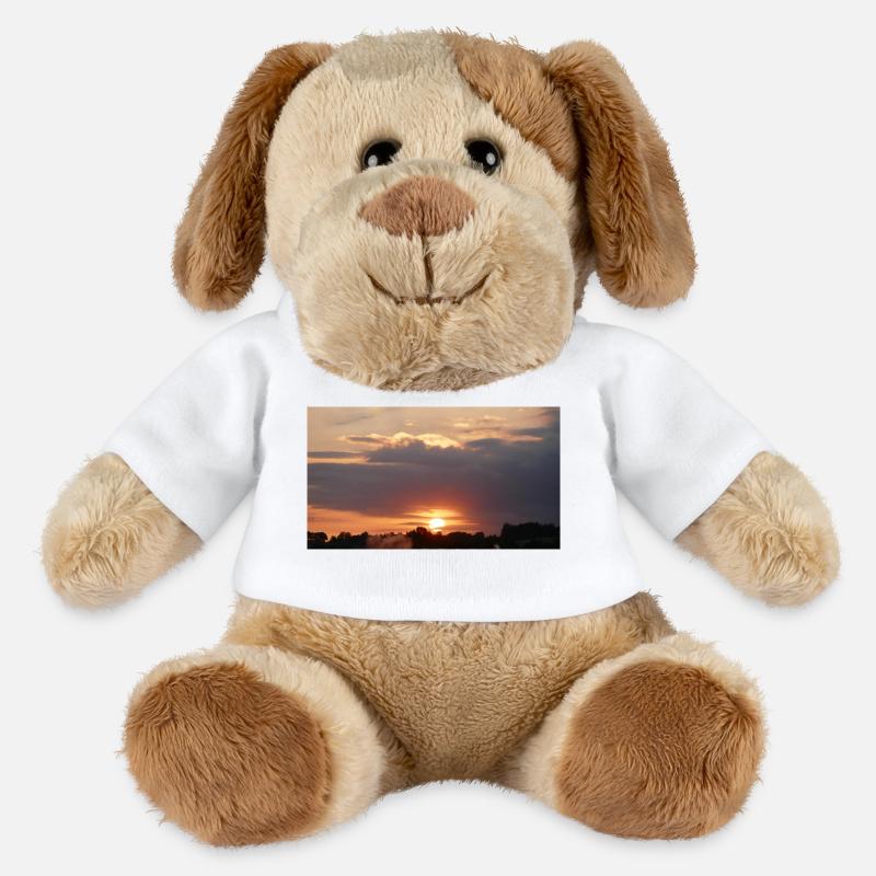 A beautiful sunset - MiniFeet® Dog Helge - white