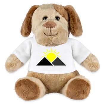Sonne Berge Landschaft - MiniFeet® Hund Helge - Weiß - Vorne