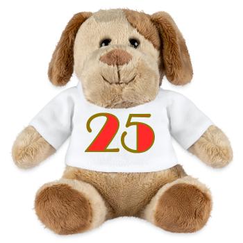 25. 25 YEARS. 25th ANNIVERSARY. 25 YEARS ANNIVERSARY. - MiniFeet® Dog Helge - white - Front