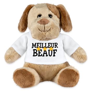 Meilleur Beauf - Chien en peluche Helge MiniFeet® - blanc - Devant