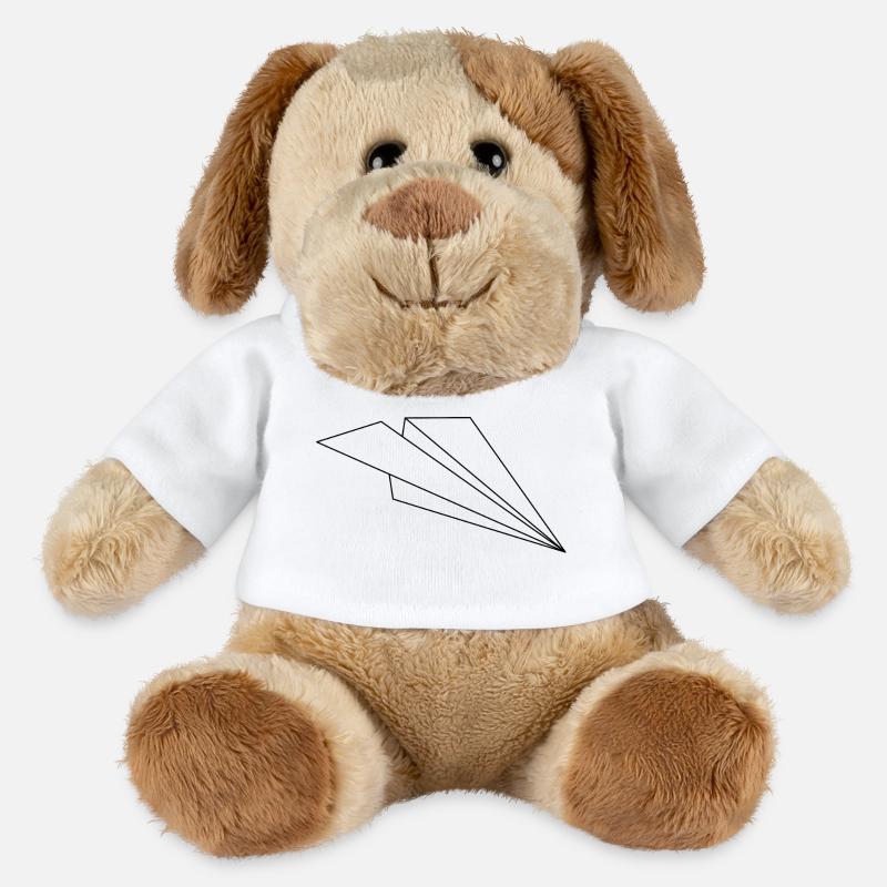 Papierflieger - MiniFeet® Hund Helge - Weiß