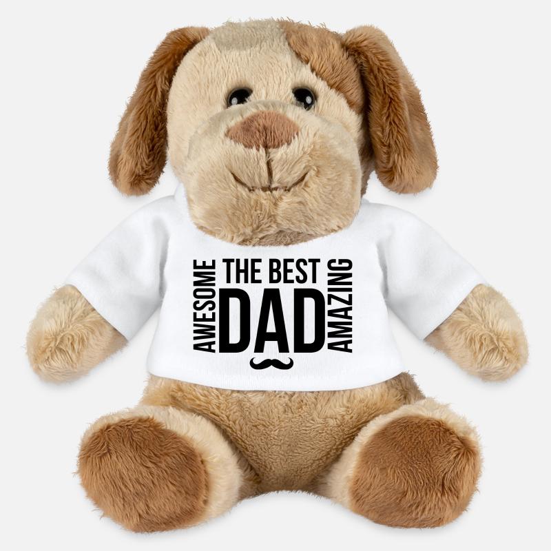 Awesome DAD - MiniFeet® Dog Helge - white