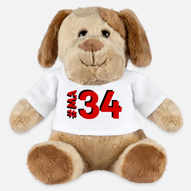 MA34 - Chien en peluche Helge MiniFeet® - blanc