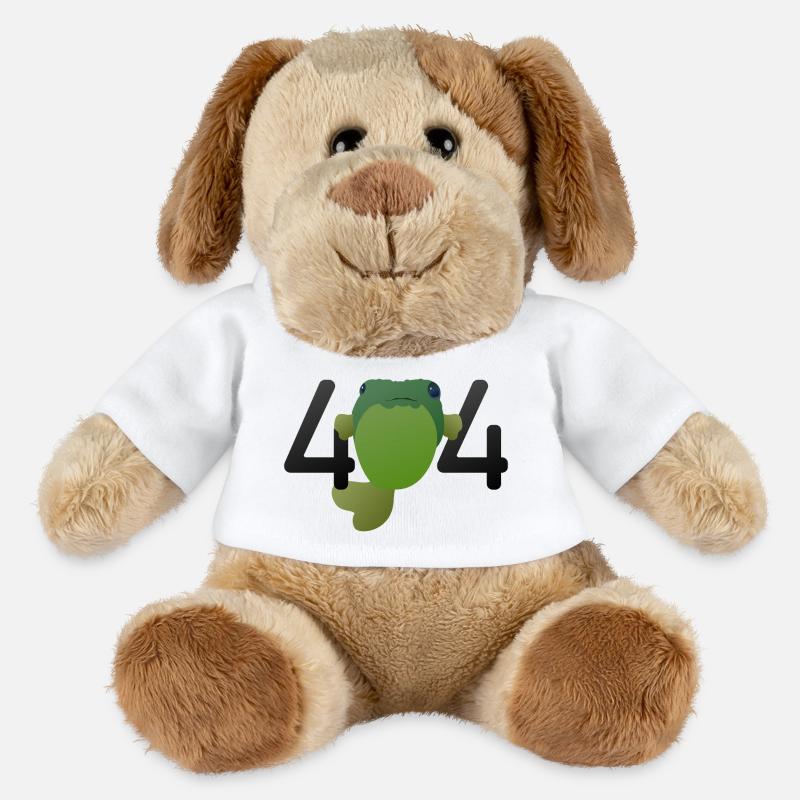 404 - Chien en peluche Helge MiniFeet® - blanc