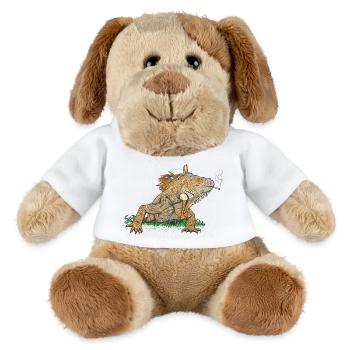 Iguana // Illustration - MiniFeet® Dog Helge - white - Front