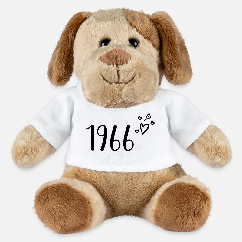 1966 - Chien en peluche Helge MiniFeet® - blanc