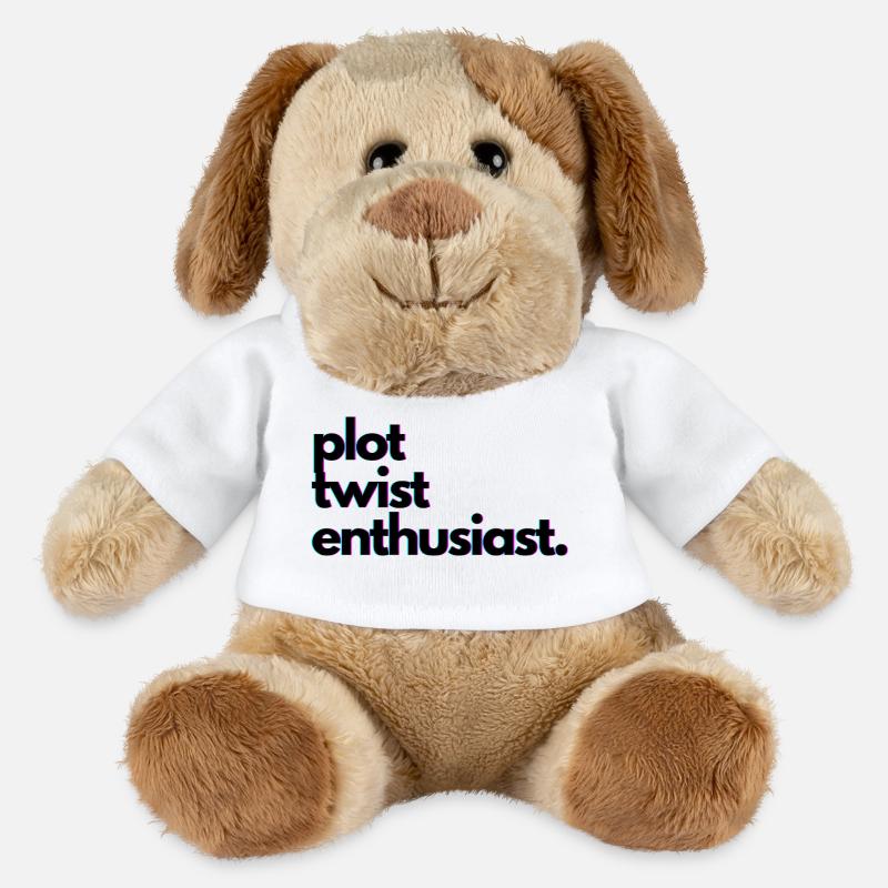 Plot_twist_enthusiast - Chien en peluche Helge MiniFeet® - blanc