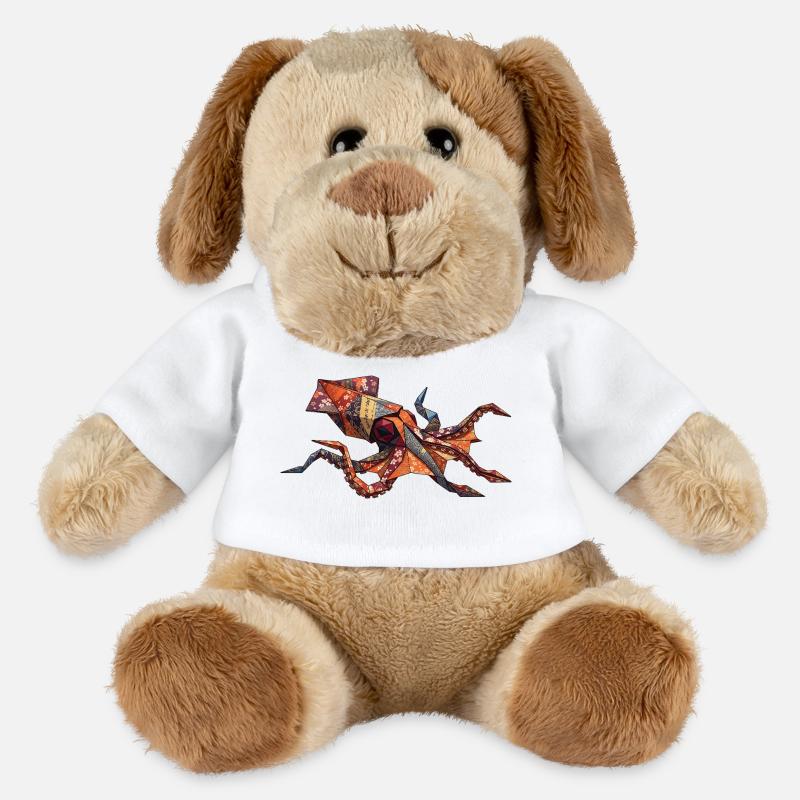 Origami Crab Patchwork - MiniFeet® Dog Helge - white