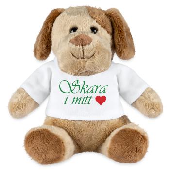 Menge in meinem Herzen - MiniFeet® Hund Helge - Weiß - Vorne