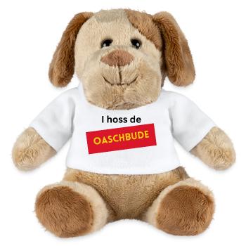 I hoss de Oaschbude  - MiniFeet® Hund Helge - Weiß - Vorne