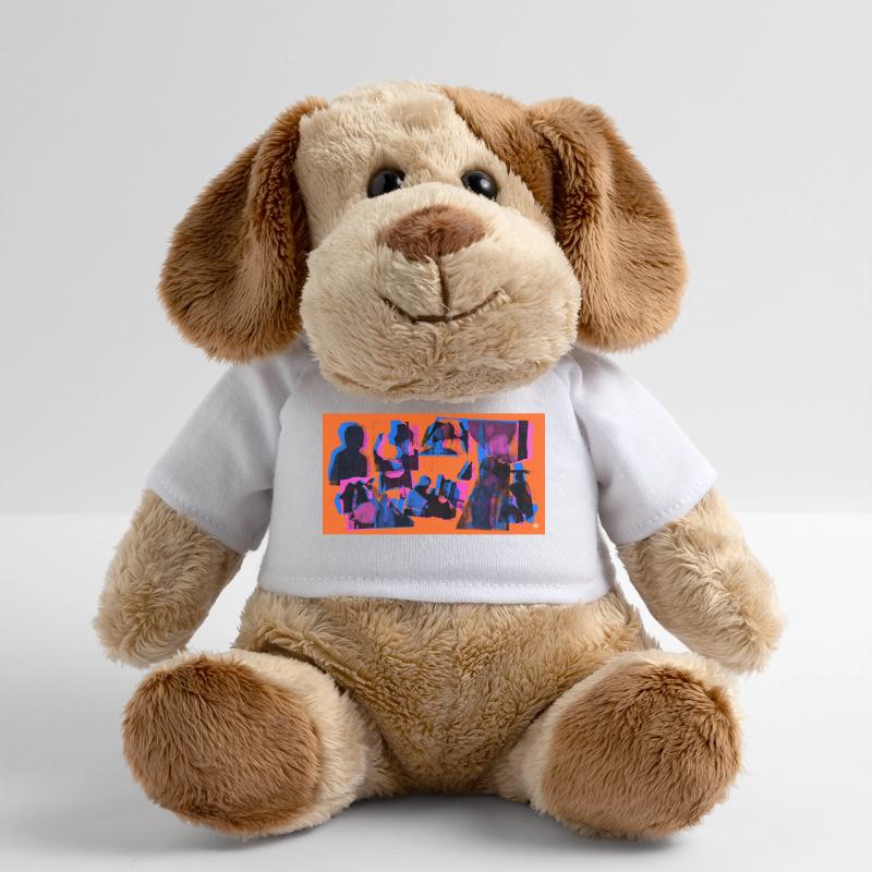 Collage Pop Silhouetten MiniFeet® Hund Helge