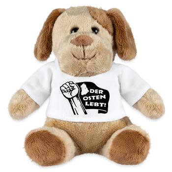 Der Osten Lebt! - MiniFeet® Hund Helge - Weiß - Vorne