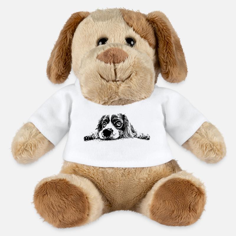 Cocker Spaniel - MiniFeet® Hund Helge - Weiß