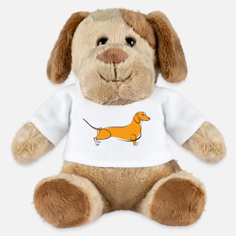Dackellinie - MiniFeet® Hund Helge - Weiß
