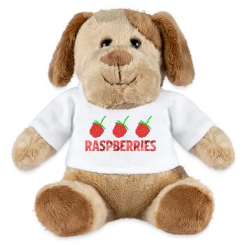 RASPBERRIES - MiniFeet® Dog Helge - white - Front