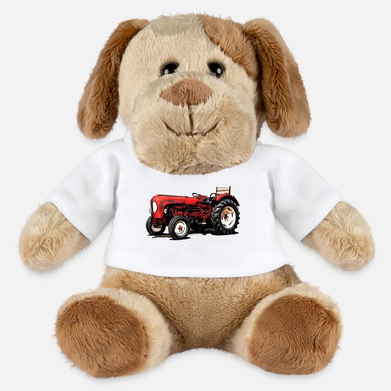 Traktor Standard Star 219 - MiniFeet® Hund Helge - Weiß