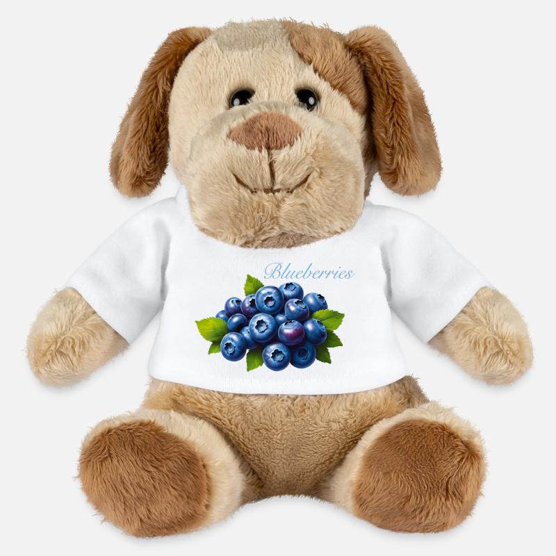 Blueberries - MiniFeet® Hund Helge - Weiß