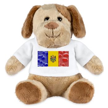 Moldawien - MiniFeet® Hund Helge - Weiß - Vorne