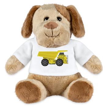 Benne - Chien en peluche Helge MiniFeet® - blanc - Devant