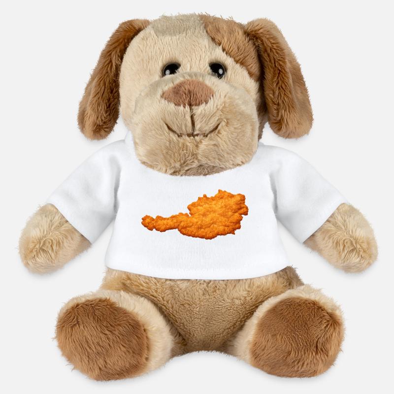 Schnitzel Austria Cult & Favorite Dish - MiniFeet® Dog Helge - white
