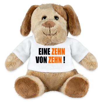 Zehn von Zehn - Komplimente - MiniFeet® Hund Helge - Weiß - Vorne