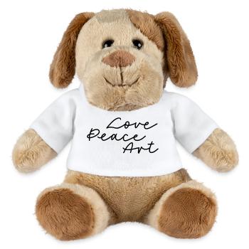Love Peace Art - MiniFeet® Dog Helge - white - Front