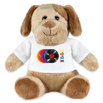 1991 Vintage - MiniFeet® Hund Helge - Weiß - Vorne