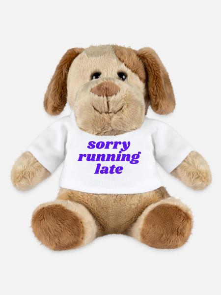 sorry running late - MiniFeet® Dog Helge - white