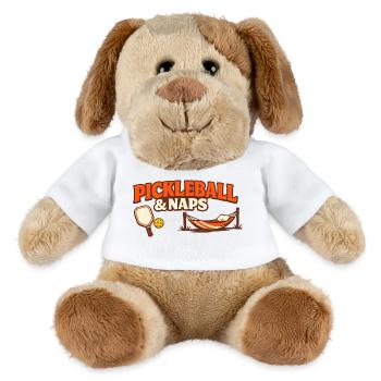 Pickleball & Naps - MiniFeet® Hund Helge - Weiß - Vorne