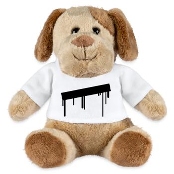 empty_graffiti_frame - MiniFeet® Dog Helge - white - Front