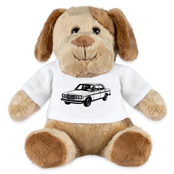 MB W123 , Youngtimer / Oldtimer ...(25) - MiniFeet® Hund Helge - Weiß - Vorne