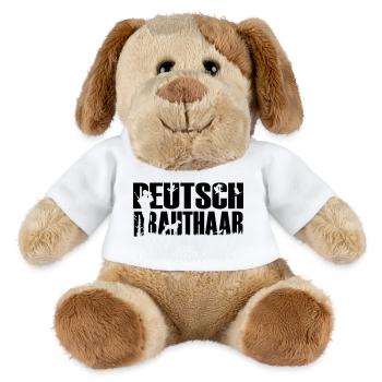 Jagdhund Deutsch Drahthaar - MiniFeet® Hund Helge - Weiß - Vorne